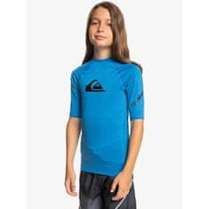 Quiksilver lycra QUIKSILVER All Time SS Youth SNORKEL BLUE HEATHER 16