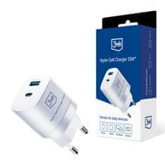 3MK síťová nabíječka - Hyper GaN Charger 33W, bílá