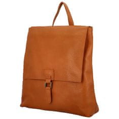 MaxFly Stylový dámský koženkový kabelko-batoh Octavius, hnědý