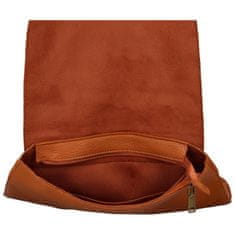 MaxFly Stylový dámský koženkový kabelko-batoh Octavius, hnědý