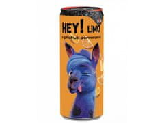 HEY! HEY! LIMO - sycený nápoj s příchutí pomeranč 250ml