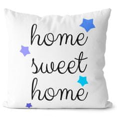 IMPAR SUBLIMACE Polštářek Home Sweet Home - stars; Velikost = 40 x 40 cm