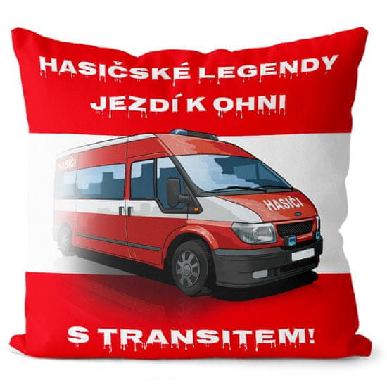 IMPAR SUBLIMACE Polštář Hasičské legendy – Tranzit