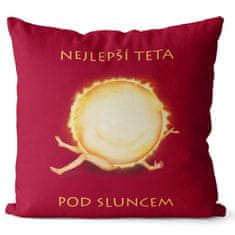 IMPAR SUBLIMACE Polštář Nejlepší teta pod sluncem