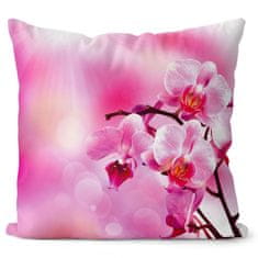 IMPAR SUBLIMACE Polštář Růžová orchidej; Velikost = 40 x 40 cm