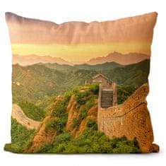 IMPAR SUBLIMACE Polštář čínská zeď; Velikost = 40 x 40 cm