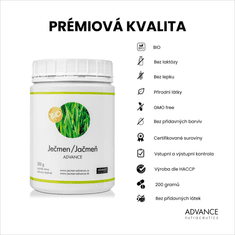 Advance nutraceutics ADVANCE Ječmen 200 g - BIO kvalita