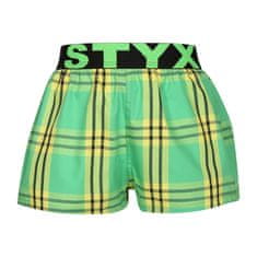 Styx 3PACK dětské trenky sportovní guma vícebarevné (3BJ11123) - velikost 6-8 let