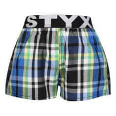 Styx 3PACK dětské trenky sportovní guma vícebarevné (3BJ11789) - velikost 6-8 let