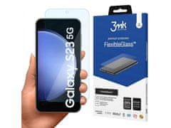 sarcia.eu Nerozbitné hybridní sklo Samsung Galaxy S23 5G- 3mk FlexibleGlass 