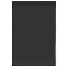 Vidaxl Tapety na nábytek samolepicí matné černé 90 x 500 cm PVC