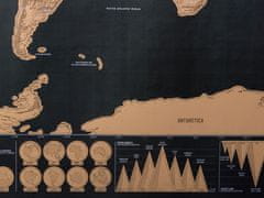 Verkgroup Stírací mapa - 82x59 cm