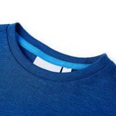 Vidaxl Dětské tričko tmavě modré 116