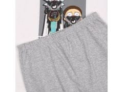 sarcia.eu Rick and Morty Bílé a šedé chlapecké pyžamo s dlouhými kalhotami 11 let 146 cm