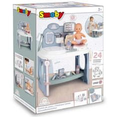 Smoby Smoby Baby Care Centrum Medyczne Opieki Dla Lalek Z Elektronicznym Tabletem + 24 Akc.