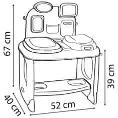 Smoby Smoby Baby Care Centrum Medyczne Opieki Dla Lalek Z Elektronicznym Tabletem + 24 Akc.