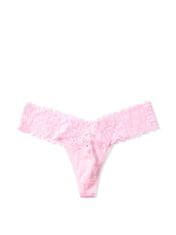 Victoria Secret Dámská tanga Stretch Cotton růžové XS