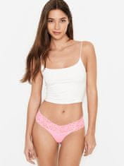Victoria Secret Dámská tanga Stretch Cotton růžové XS
