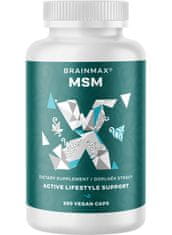 BrainMax MSM, 800 mg, 200 rostlinných kapslí