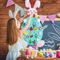 HOME & MARKER® Velikonoční dekorace a Vzdělávací hračka v jednom, Velikonoční aktivita Pro děti BUNNYSTER 1+1 ZDARMA | B2UNNYSTER