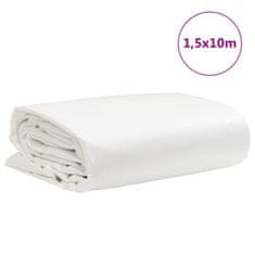 Vidaxl Plachta bílá 1,5 x 10 m 650 g/m²