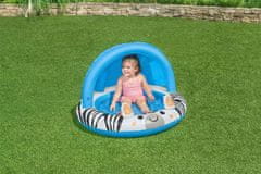 Bestway Nafukovací bazének se stříškou zebra, 97x66 cm
