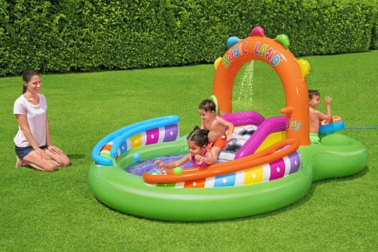 Bestway Nafukovací vodní hrací centrum Sing and Splash, 2,95m x 1,9m x 1,37m