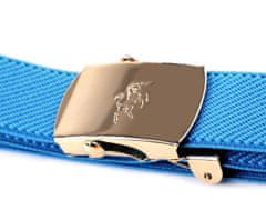 Kraftika 1ks 23 modrá pomněnková tučňák dětský pásek s kovovou