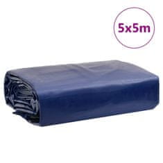 shumee Plachta modrá 5 x 5 m 600 g/m²