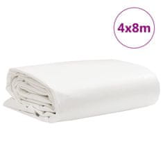 Vidaxl Plachta bílá 4 x 8 m 650 g/m²