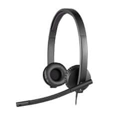 Logitech Sluchátka s mikrofonem Stereo USB Headset H570e