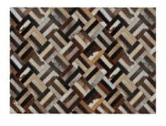 KONDELA Luxusní koberec pravá kůže 70x140 KŮŽE TYP 2