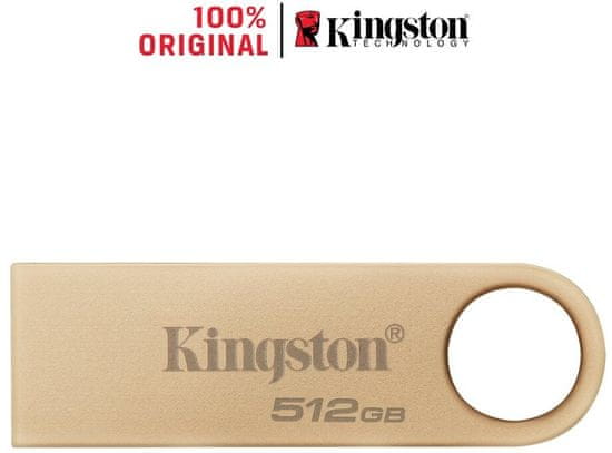 Kingston DataTraveler SE9 G3, 512GB, zlatá (DTSE9G3/512GB)