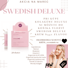 Swedish Nutra Collagen Deluxe 12500mg rybí 25ml x 20 flaštičiek (Vitamíny a doplnky výživy)