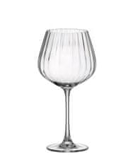 Crystalex Bohemia Crystal Sklenice červené víno Columba Optic 640ml (set po 6ks)