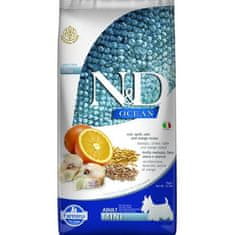 N&D OCEAN Dog LG Cod, Spelt, Oats & Orange Adult Mini 7 kg