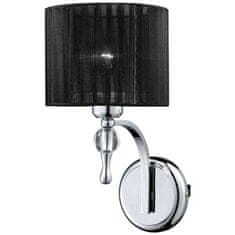 AZZARDO Nástěnná lampa AZzardo Impress wall black AZ0501 E27 1x50W IP20 30cm černá