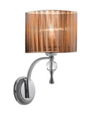 AZZARDO Nástěnná lampa AZzardo Impress wall brown AZ2904 E27 1x50W IP20 30cm hnědá