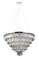 AZZARDO Závěsné/stropní přisazené svítidlo AZzardo Kalabria XL pendant/top AZ2926 G9 12x40W IP20 80cm chromové