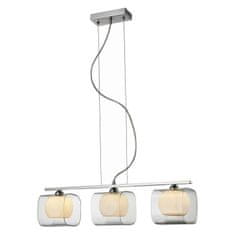 AZZARDO Závěsné svítidlo AZzardo Happy 3 pendant AZ0484 G9 3x40W IP20 60cm chromové