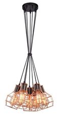 AZZARDO Závěsné svítidlo AZzardo Carron 7 copper AZ2142 E27 7x60W IP20 45cm měděné