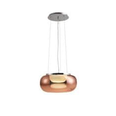 AZZARDO LED Závěsné svítidlo AZzardo Galactic copper AZ3161 18W 1530lm 3000K IP20 42cm měděné