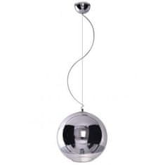 AZZARDO AZzardo SILVER BALL závěsné svítidlo 1x E27 60W bez zdroje 35cm IP20, chromové