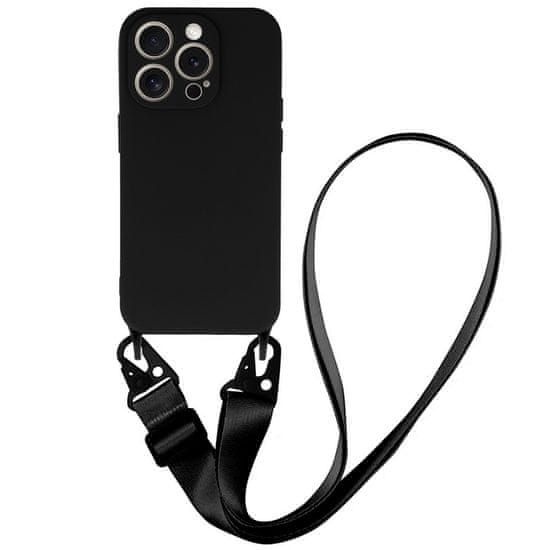 MobilPouzdra.cz Kryt Strap Silicone pro Apple iPhone 13 Pro Max , design 2 , barva černá