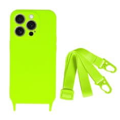 MobilPouzdra.cz Kryt Strap Silicone pro Apple iPhone 12 , design 2 lime