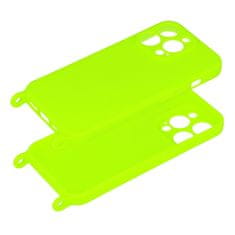 MobilPouzdra.cz Kryt Strap Silicone pro Apple iPhone 14 , design 2 lime