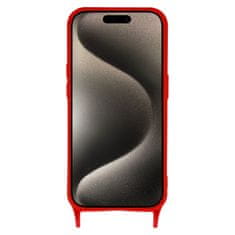 MobilPouzdra.cz Kryt Strap Silicone pro Apple iPhone 13 Pro Max , design 2 , barva červená