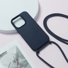 TopQ Pouzdro Strap D1 pro Iphone 14 Pro navy