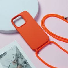 MobilPouzdra.cz Kryt Strap Silicone pro Apple iPhone 15 , design 1 orange