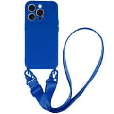 MobilPouzdra.cz Kryt Strap Silicone pro Apple iPhone 11 , design 2 , barva modrá